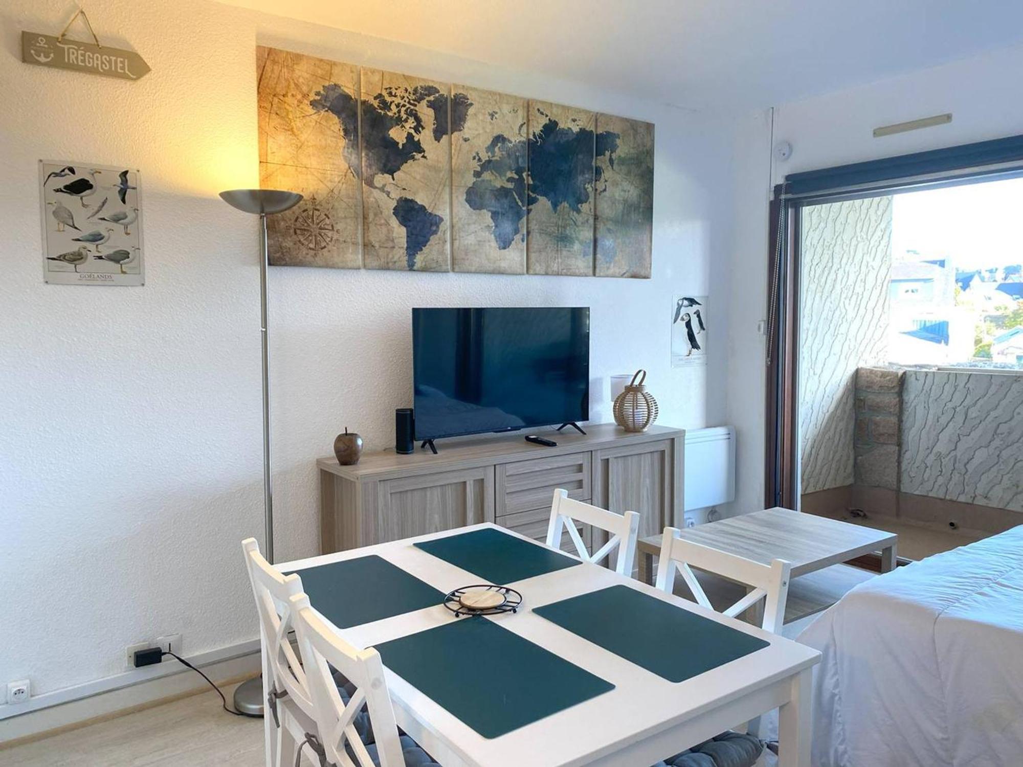 Apartment Calme Avec Balcon, Parking, Pres Du Port De - Fr-1-368-412 Perros-Guirec